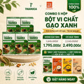 Thahuca 5 Hộp Bột Vi Chất Gạo Xanh 15 Gói/25g – Nạp Dưỡng Chất Cấp Tốc